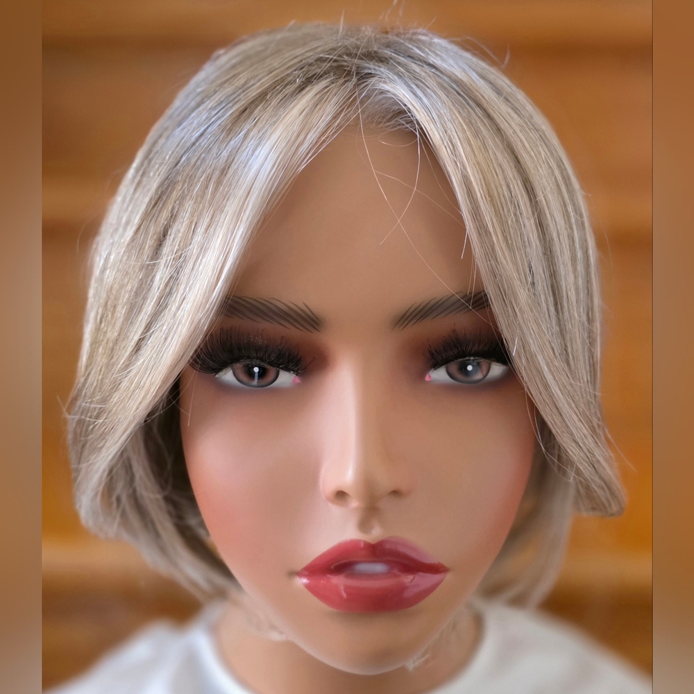 Abigail In Frosted Taupe - With Lace Front